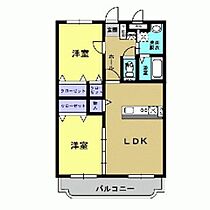 ヌーベルシェトワ　ＶＩ 203 ｜ 佐賀県鳥栖市曽根崎町（賃貸マンション2LDK・2階・59.60㎡） その2