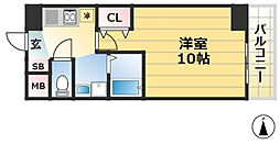 JR東海道・山陽本線 神戸駅 徒歩6分の賃貸マンション 5階1Kの間取り