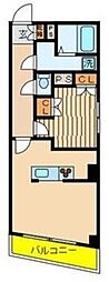 KAYAHKAMINOGE 1LDKの間取図画像