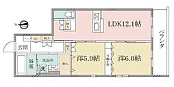 (シニア限定)ヘーベルヴィレッジ湘南台III～シュテルン湘南～ 2LDKの間取図画像