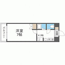 gru 1Kの間取図画像