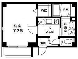 Sophia本所 3階1Kの間取り