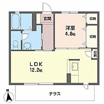 プレールII 0101 ｜ 奈良県橿原市土橋町287-1（賃貸アパート1LDK・1階・42.42㎡） その2