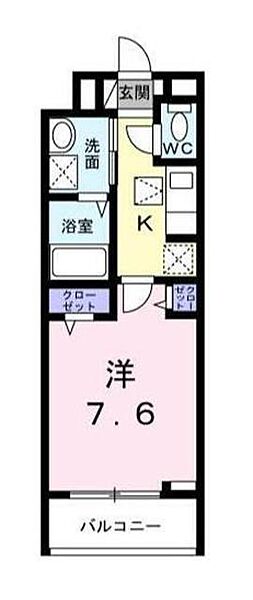 神奈川県座間市広野台１丁目(賃貸アパート1K・3階・27.02㎡)の写真 その2