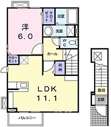 間取図画像 1LDK