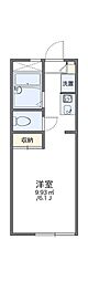 レオパレスヴェルジェ 1Kの間取図画像