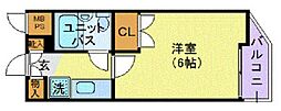 日神パレステージ上石神井第2 1Kの間取図画像