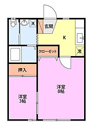 間取図画像 1SK