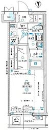 GRANPASEO神楽坂2 1Kの間取図画像