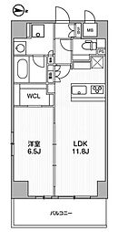 アーバンパーク浅草 3階1LDKの間取り
