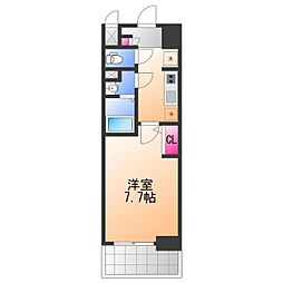 堺市西区鳳東町4丁マンション 1Kの間取図画像