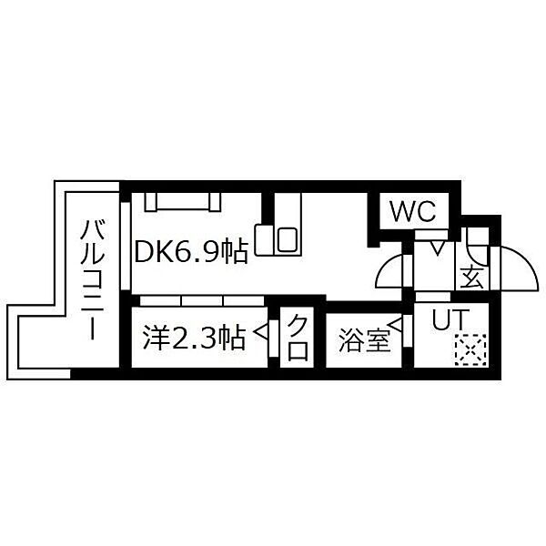 Almo Casa三国ケ丘 4FB｜大阪府堺市堺区向陵東町２丁(賃貸マンション1DK・4階・24.72㎡)の写真 その2