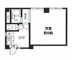 ランドフォレスト上溝 1Kの間取図画像