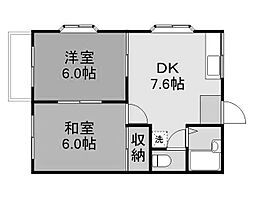 ファミーユ・T 2DKの間取図画像