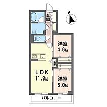 スエルテ 00205 ｜ 千葉県市川市北方町４丁目1879-1878,1877（賃貸マンション2LDK・2階・52.40㎡） その2