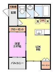 間取図画像 1LDK