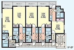 JR南武線 南多摩駅 徒歩4分