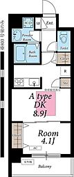 リブリーMYT 1DKの間取図画像