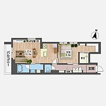 ドムス　グランツ　大宮日進 00202 ｜ 埼玉県さいたま市北区日進町２丁目1675-2（賃貸マンション1LDK・2階・56.30㎡） その3