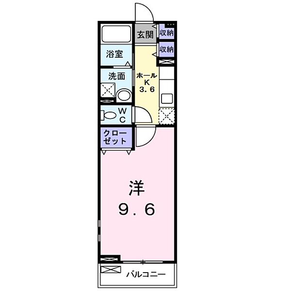 大阪府貝塚市北町(賃貸アパート1K・2階・30.43㎡)の写真 その2