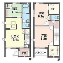 ＥＲＩＹ 00103 ｜ 栃木県栃木市城内町２丁目34-24（賃貸アパート3LDK・1階・78.00㎡） その2