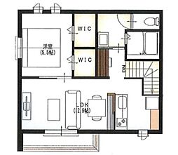 Luxe弦巻 1LDKの間取図画像
