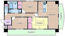 ブランドール 3LDKの間取図画像
