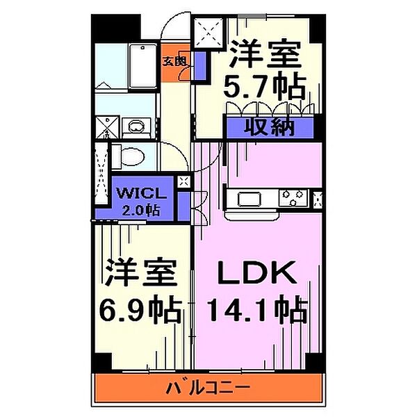 画像2:間取図