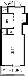 ウィンベルソロ朝霞NO1 ワンルームの間取図画像