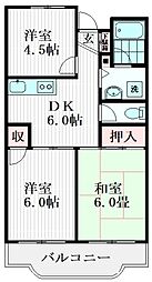 間取図画像 3DK