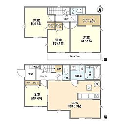 Ｋｏｌｅｔ八王子川口#24 4LDKの間取り