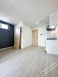 JR関西本線 八尾駅 徒歩13分の賃貸アパート 3階1LDKのリビング/ダイニング