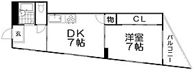 有馬パレス招提  ｜ 大阪府枚方市招提元町２丁目（賃貸マンション1DK・2階・33.00㎡） その2