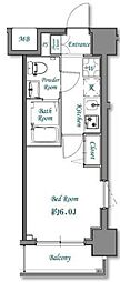 N-stage武蔵浦和 1Kの間取図画像
