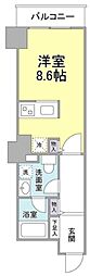 TKフラッツ渋谷 ワンルームの間取図画像