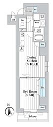 RESIDENCEOde 1LDKの間取図画像