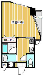 アーバンライフ南大沢 1階1Kの間取り