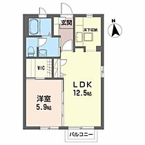 アスールコートII 102 ｜ 宮城県仙台市泉区明石南３丁目3-2（賃貸アパート1LDK・1階・44.00㎡） その2