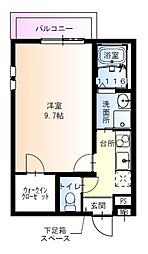 フジパレス吹田寿町5番館 1Kの間取図画像