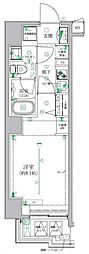 ARTESSIMOLAVI 1Kの間取図画像