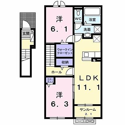 リベルタージュビフレI_間取り_0