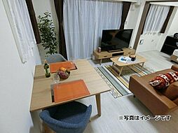 東武伊勢崎線 竹ノ塚駅 徒歩10分の賃貸マンション 4階1LDKのリビング/ダイニング