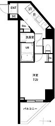 OPENBLOOM入谷 1Kの間取図画像