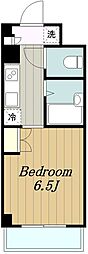 ラグゼナ本厚木 1Kの間取図画像