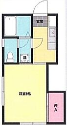 ＭＩハイツ 3階1Kの間取り