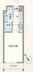 GRANPASEO門前仲町 1Kの間取図画像