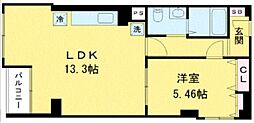 Clasico 1LDKの間取図画像