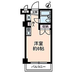 アーバンプラザ相模原 ワンルームの間取図画像