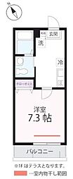 ハーミットクラブハウス横浜南軽井沢(仮) 1Kの間取図画像