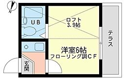 間取図画像 1K